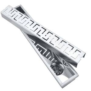 FLOOR DRAINER WITH BORDER