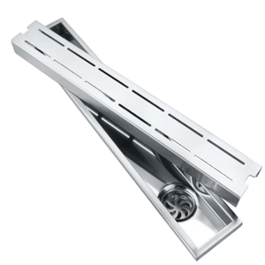 FLOOR DRAINER WITH BORDER